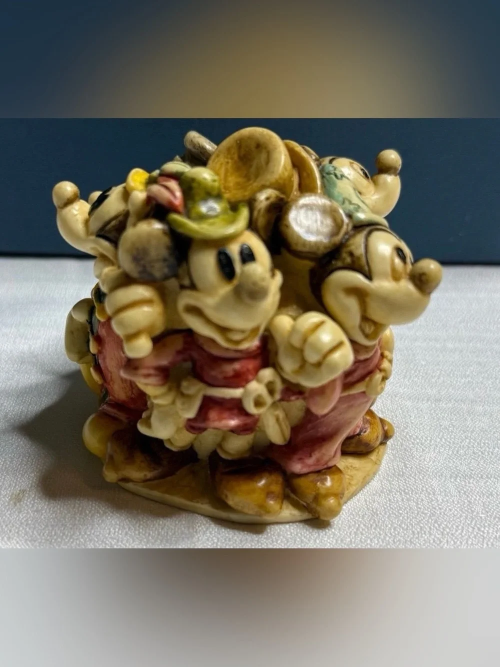 Vintage Disney Harmony Kingdom Mickey Through The Years Collectible Trinket Box